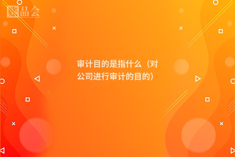 审计目的是指什么（对公司进行审计的目的）