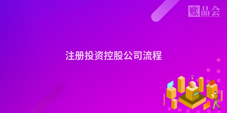 注册投资控股公司流程