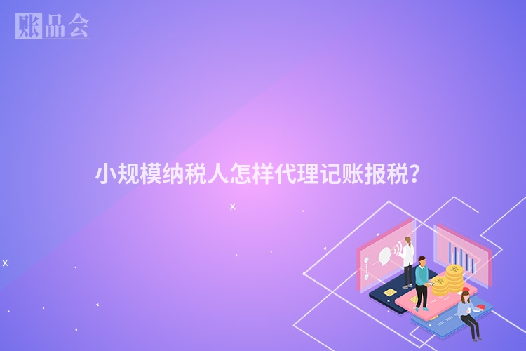 小规模纳税人怎样代理记账报税？